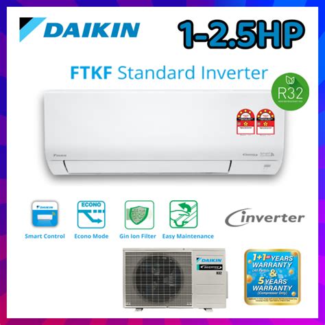 Daikin Inverter Ftkf Series R Hp Hp Smart Control Ftkf Cv Mf