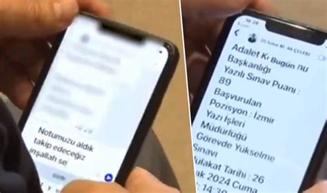 Bakan Tunç bakan yardımcısının telefonuna gelen torpil mesajlarıyla