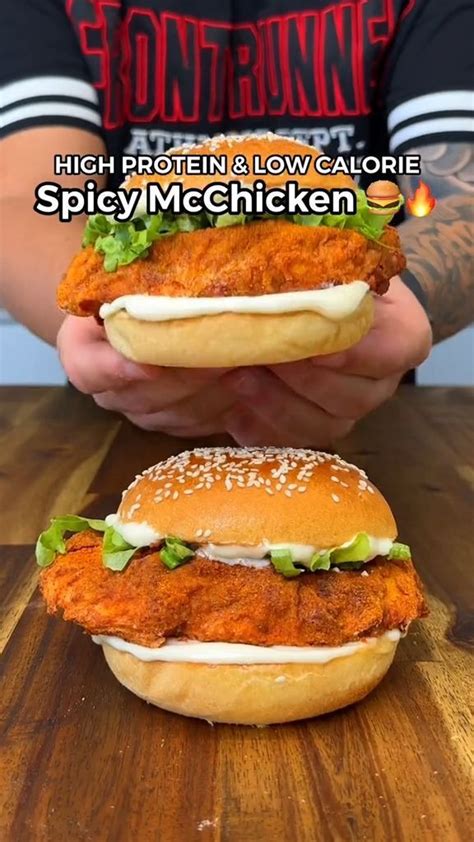 Healthy Twist: Easy High Protein & Low-Calorie Spicy McChicken Recipe ...