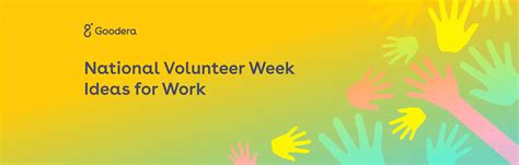 Ideas To Celebrate National Volunteer Week In 2023