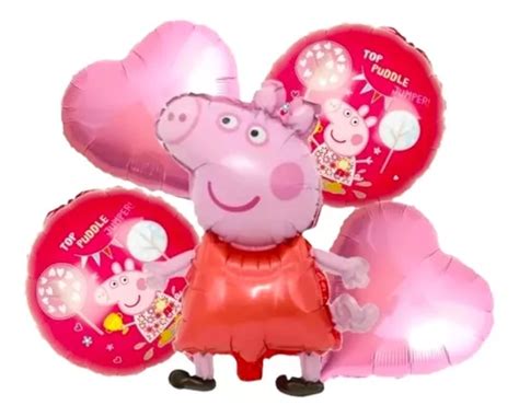 Globos Peppa Pig Set Piezas Cuotas Sin Inter S