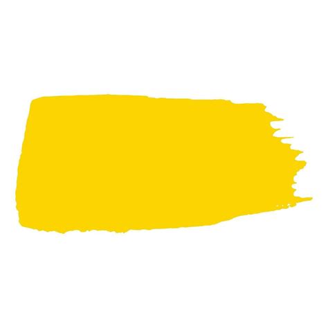 yellow ink paint brush stroke 36109082 Vector Art at Vecteezy