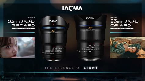 Venus Optics Announces Two New F Laowa Argus Primes For Mft Aps C