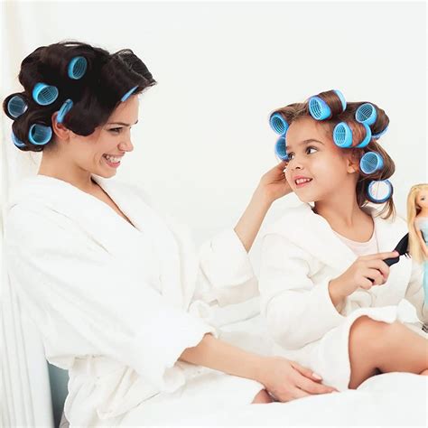 48 pack Hair Rollers, Jumbo Hair Rollers. Large Self Grip Hair Curlers ...