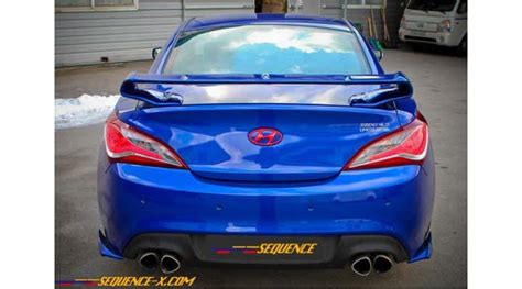 SEQUENCE SPEC RS REAR SPOILER GENESIS COUPE 2011 16