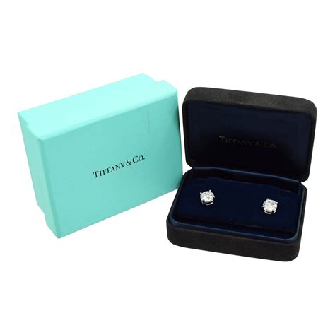 TIFFANY and COMPANY Diamond Stud Earrings at 1stDibs | tiffany diamond ...