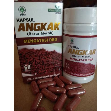 Jual Kapsul Angkak Beras Merah Obat Demam Berdarah Shopee Indonesia