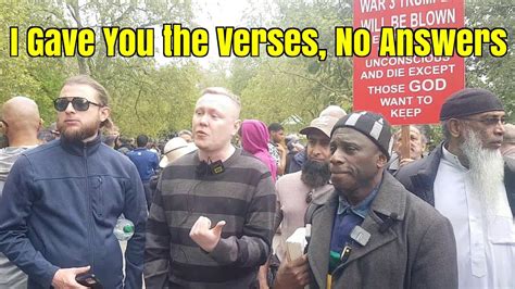 Speakers Corner Chris Lamin Fails To Prove Jesus Is Not God And