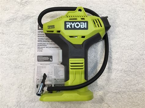 New Ryobi P D V One High Pressure Inflator With Digital Gauge Ebay