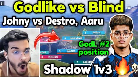 Godlike Vs Blind In Last Circle Jonathan Vs Destro Aaru And Shadow