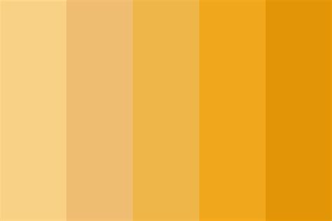 SHADES OF ORANGE - LIGHTEST Color Palette