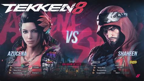 Tekken N K Rgn Azucena Vs Pbe Ak Shaheen Youtube