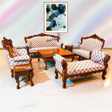 Teak Wood Sofa Set Designs Images Baci Living Room