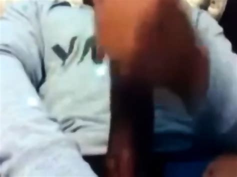 Str Guy Stroking His BBC To Porn Double Cum