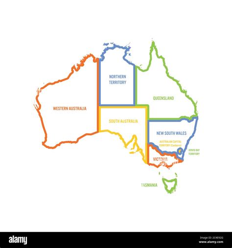 Australia Map Hi Res Stock Photography And Images Alamy