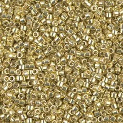 Gold Size 11 Delica Beads Etsy