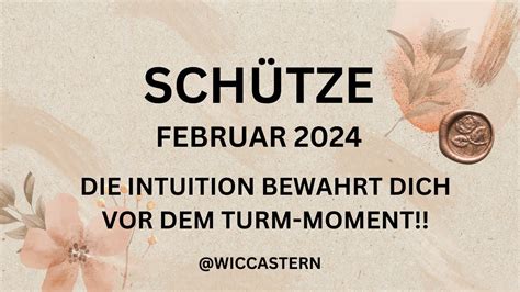 SCHÜTZE Tarot FEBRUAR 2024 INTUITION BEWAHRT DICH VOR DEM TURM