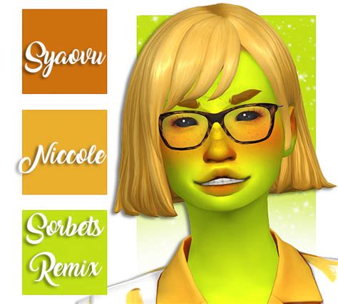 Syaovus Niccole Hair Recolor In Sorbets Remix Maxismatchccworld On