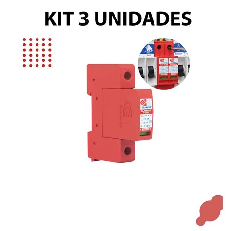 Kit 3 Protetor De Surtos Dps Clamper Vcl 275V 15Ka Anti Raio Shopee