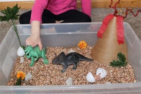 Incredible Dinosaur Sensory Bin For Preschool Simply Full Of Delight