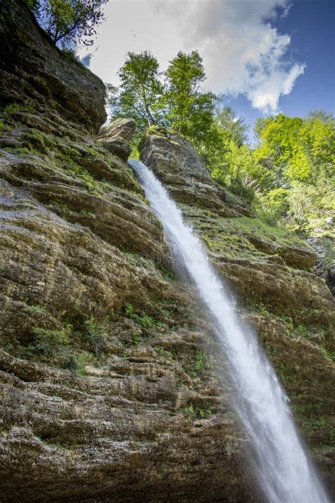 Pericnik Falls Slap Pericnik Waterfall In Triglav National Park