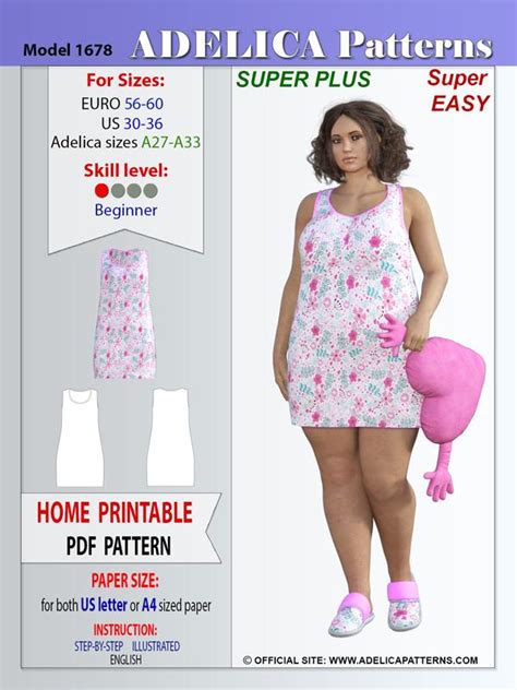 37 Designs Plus Size Nightgown Patterns Kellybraydon