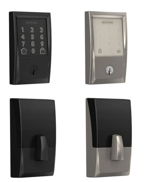 Schlage Encode™ Smart WiFi Deadbolt available in Matt Black or Brushed ...