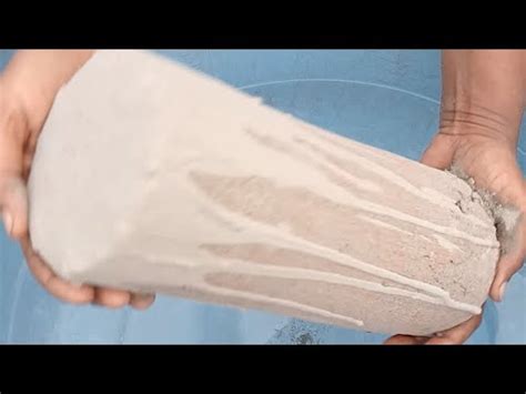 Asmr Very Soft Sand And Pure Cement Silk Crunchy Paste Play Dipping