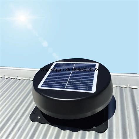 Industrial Workshop Warehouse 14inch Solar Roof Mounted Turbine Ventilator Fan Hvac Solar