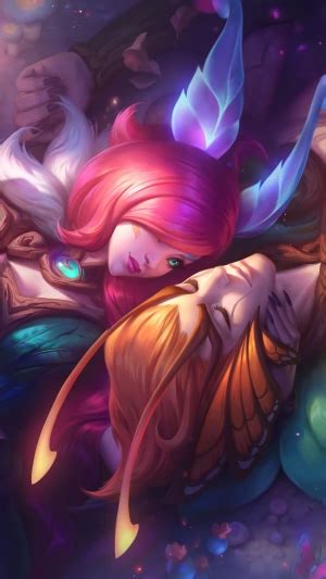 Elderwood Xayah Rakan Splash Art Lol Video Game League Of Legends