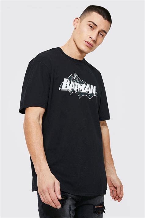 Mens Oversized Batman License T Shirt Boohoo Uk