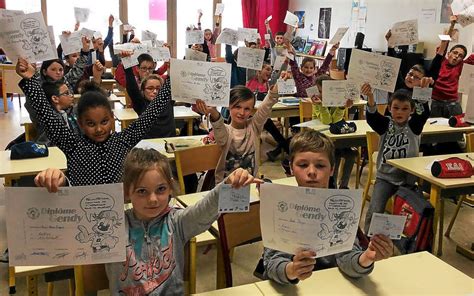 École Édouard Luby Le permis piéton en poche Le Télégramme