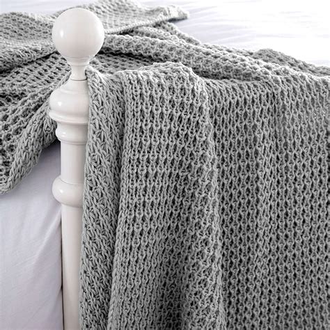 Chunky Knit Throw Dunelm Knitted Throws Dunelm Bedding