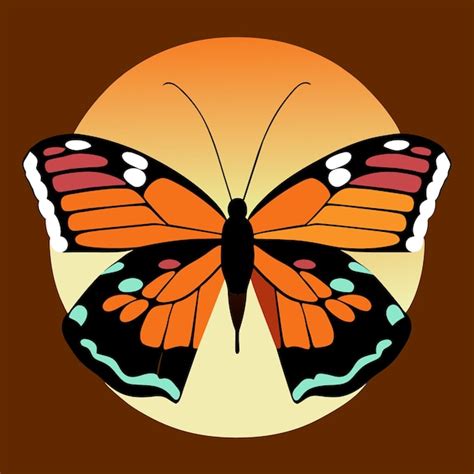 Premium Vector Enchanting Monarch Butterfly In Vector Art