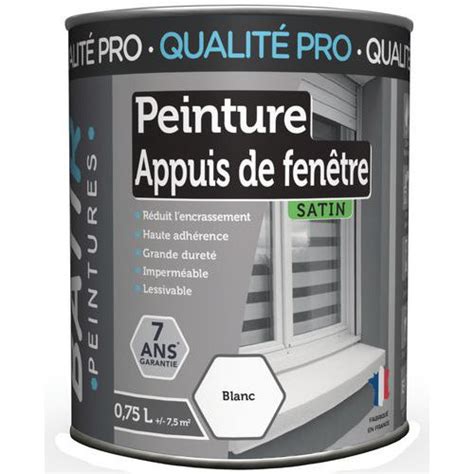 Peinture appuis de fenêtre 0 75 et 2 5 L Batir Manutan fr