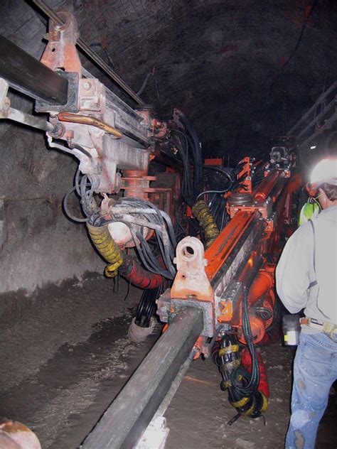 Henderson Mine Sandvik Quasar Two Boom Jumbo Drill Flickr Photo