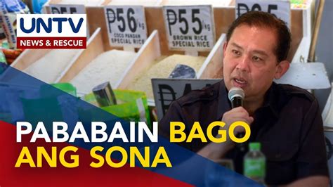 Speaker Romualdez Inaasahang Bababa Ang Presyo Ng Bigas Bago Sumapit