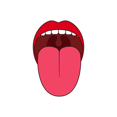 Mali Language Abstract Human Tongue Vector Illustration Royalty Free