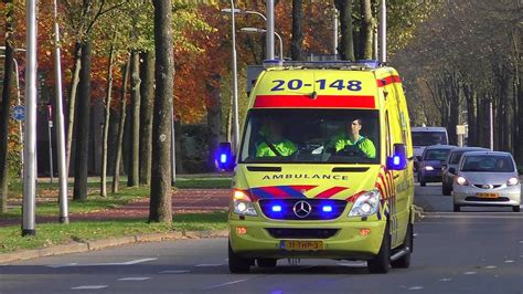 Ambulance 20 148 Met Spoed Onderweg Naar Julianastraat Dongen YouTube