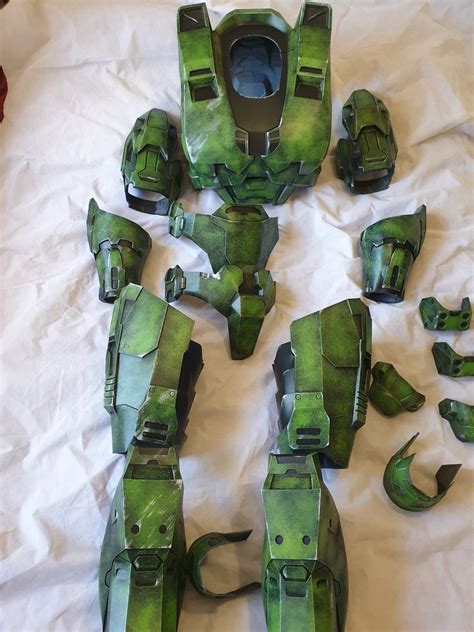 3d Printed Halo 3 Master Chief Cosplay Style Armor No Helmet Etsy