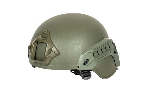 Casque Mich Ultimate Tactical Vert Od Elite Airsoft