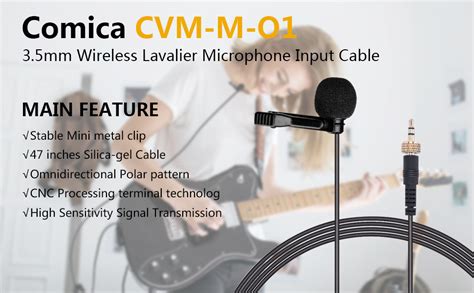 Amazon Comica Lavalier Lapel Microphone CVM M O1 Omnidirectional