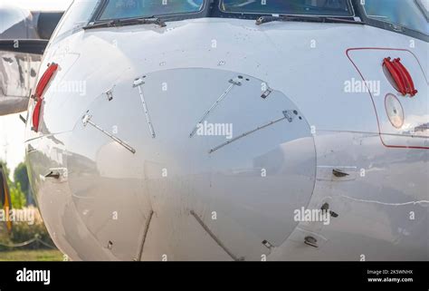 View of the cockpit of an airliner Stock Photo - Alamy