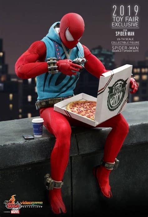 HK Batch Hot Toys Spider Man Spiderman Scarlet Spider Suit Action Figure VGM Toy