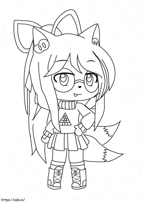 Coloriage Gacha Life Coloriage Dessin A Colorier Imprimables