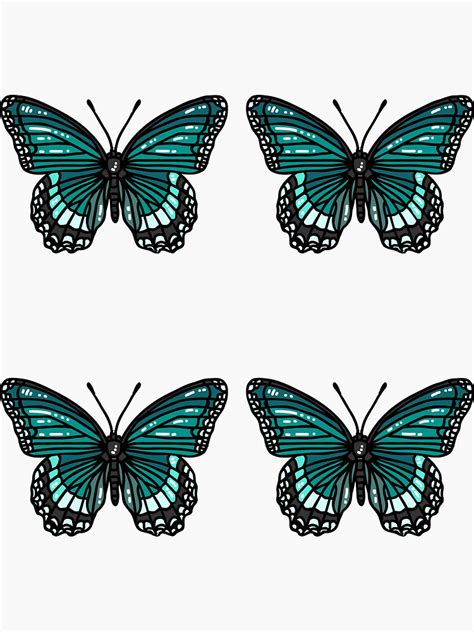 Limenitis Arthemis Astyanax Butterfly Pack Sticker For Sale By