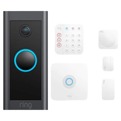 Shop Ring Alarm Security Wireless Piece Kit Video Doorbell Wired