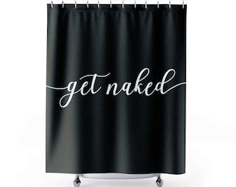 Get Naked Shower Curtain Etsy