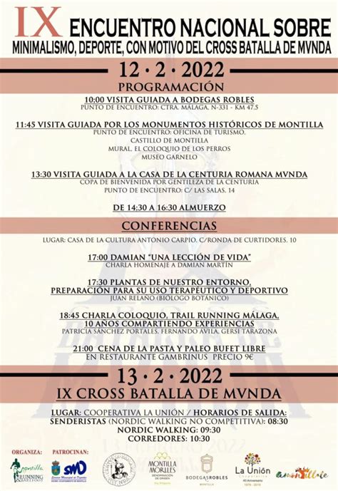 PROGRAMACION CROSS BATALLA DE MUNDA 2022