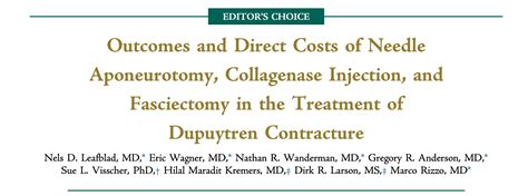 Needle Aponeurotomy V Xiaflex V Open Surgery For Dupuytrens — Rob Gray Md